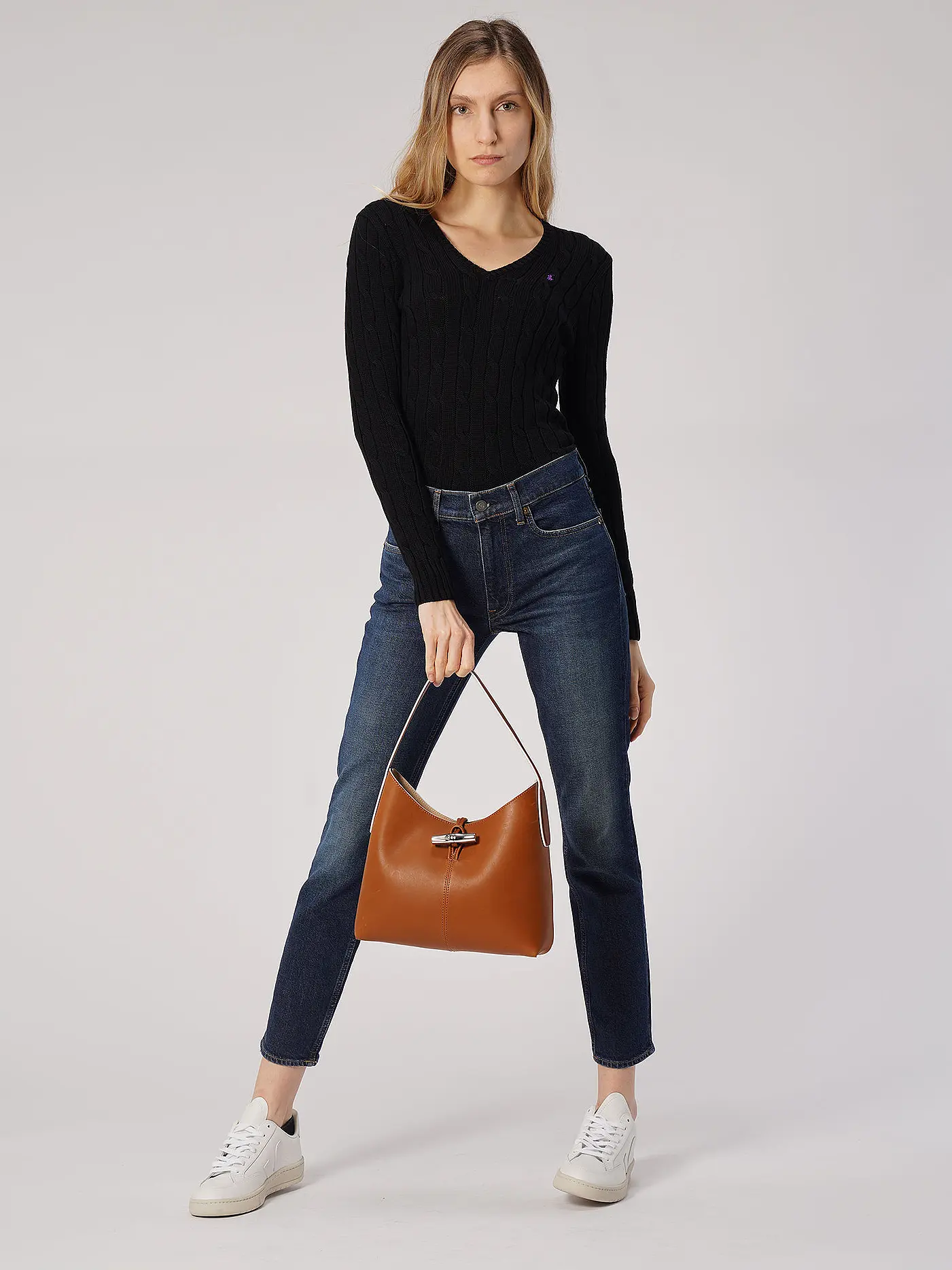 POLO RALPH LAUREN | Pullover Slim Fit KIMBERLY | schwarz